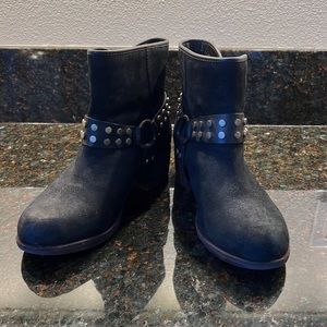 UGG woman’s black suede boots. Size 7